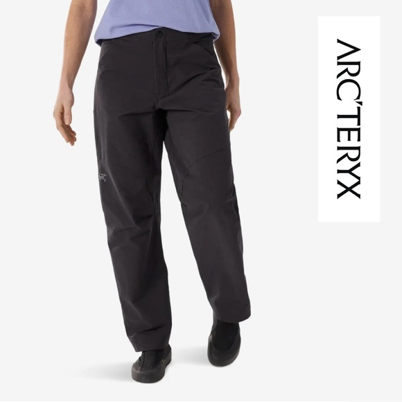 Arc'teryx Pants - Arc'teryx Women’s Clarkia Cotton Wide Leg Pants - Black - Size 8 Tall